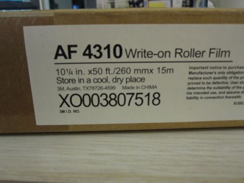 NEW Roll 3M AF4310 Write-on Roller Film, 10 1/4&#034; x 50&#039;
