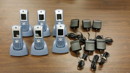 lot of 6 Ascom i62 Messenger Handset with Batterys and chargers