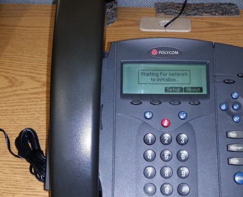 Polycom SoundPoint IP 430 SIP POE VOIP Phone 2201-11402-001 w/PS