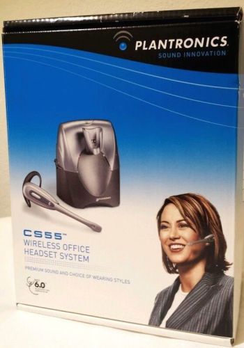 Plantronics CS55 Wireless Office Headset System ~ New in Unopened Box~
