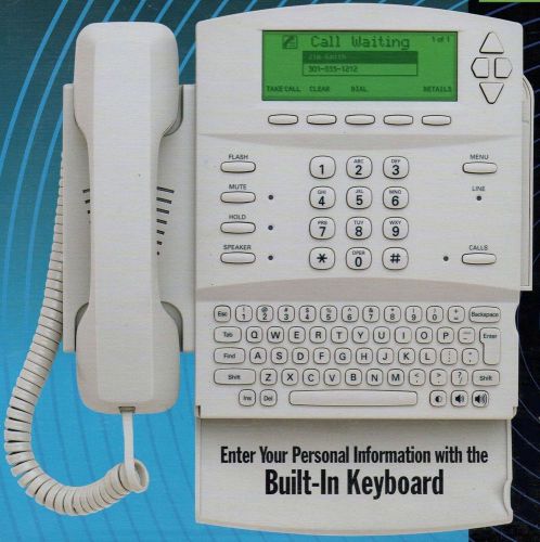 Telesmart Telephone Business Smart Phone built-in Caller ID, Speaker &amp; Keyboard!