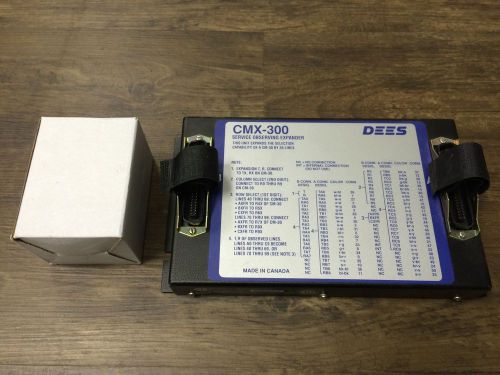 DEES CMX-300 CMX300 SERVICE OBSERVING EXPANDER W/24VDC POWER