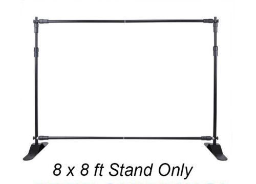 8&#039; x 8&#039; Step and Repeat - Backdrop Banner STAND - NEW