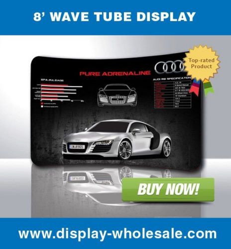 8ft Wave Tube Display with Print