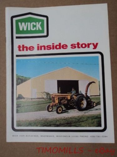 c.1972 Wiki Agri-Building Engineered Steel Farm Building Catalog Mazomanie WI