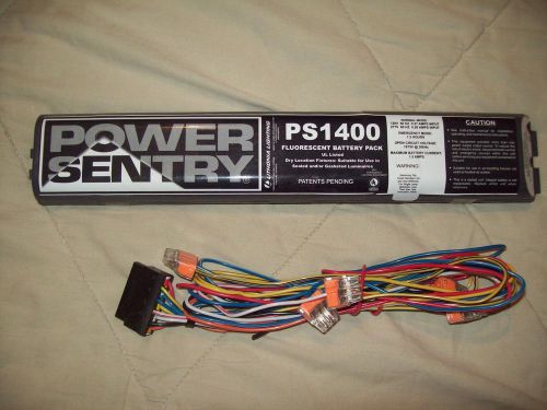 power sentry ps1400 flourescent battery pack qty 7