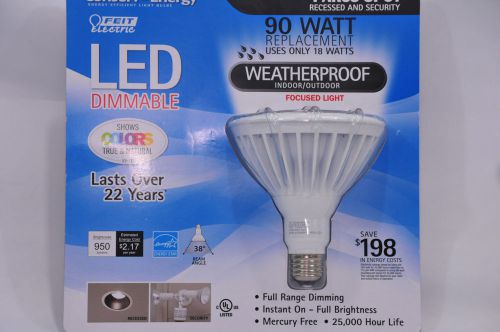 Feit Electric PAR38 Dimmable LED Light Bulb Weatherproof Indoor/Outdoor 90W/18W