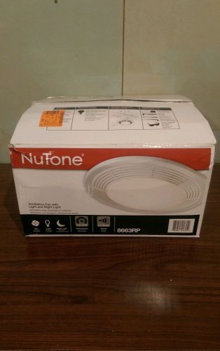 Nutone Ventilation Fan with light and night light 8663rp