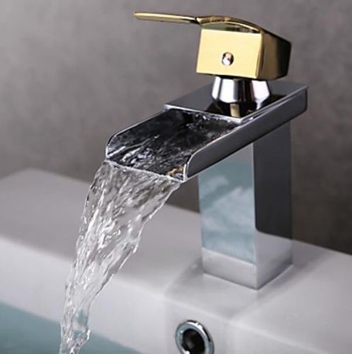 New Design Chorme Finish Basin Faucet Gold Single Handles Mixer Tap