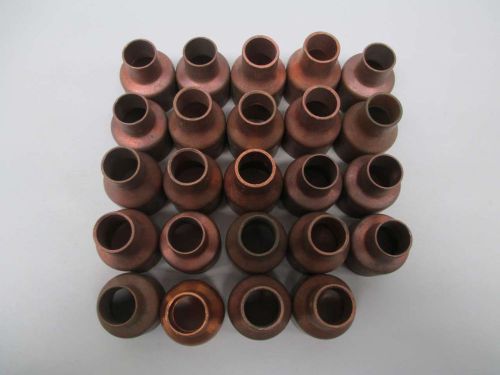 LOT 24 NEW NIBCO ASSORTED STREAMLINE COPPER REDUCER 5/8X1-1/8IN D344543