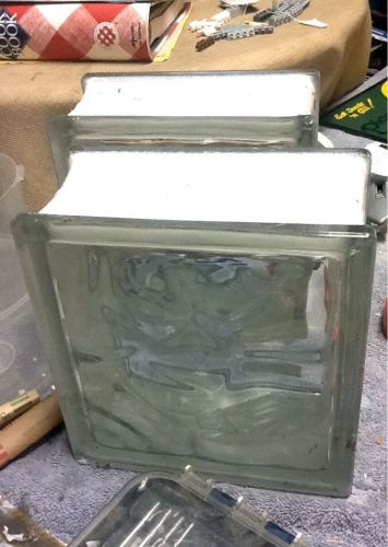 8 x 8 x4 Glass Block, Three boxes  (24 total)  Pickup only