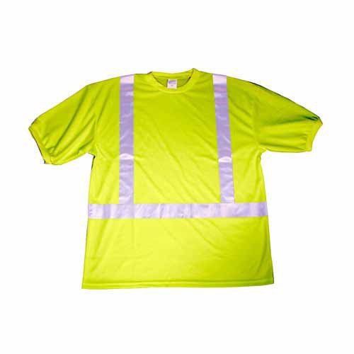 Safety T-Shirt 9485-XLG High Visibility Reflective Stripe Class II Prot. 2 Pack