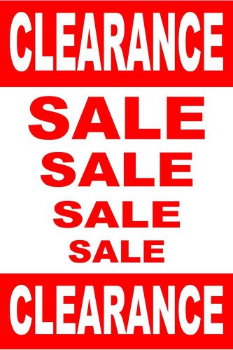 Paper Window/Wall Poster Sign  24&#034;X36&#034; CLEARANCE SALE Advertising Business Sign