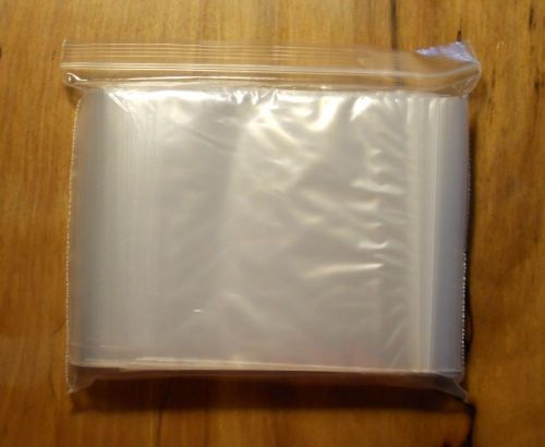 4&#034;x4&#034; (2 mil) Reclosable Clear Zip Lock Plastic Bags (1 Pack = 100 Bags)