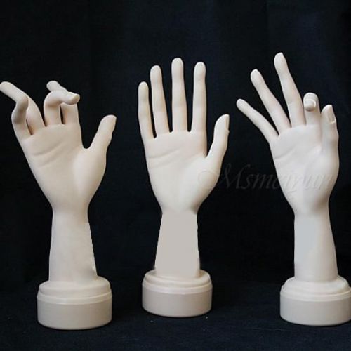 Hot sale lifesize hand dummy arbitrarily bent msyg /soft / pose mannequin hand for sale