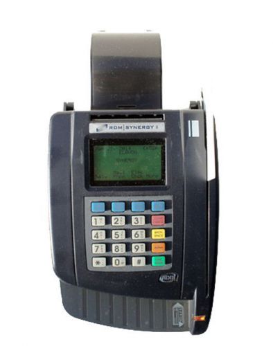 RDM SYNERGY Credit Card Terminal W/Check Imager NO POWER CABLE Elavon Compatible