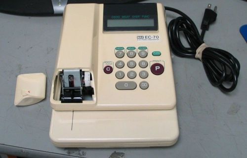 (Used) Max Co. Electronic Check Writer-14 Digits (EC-70)