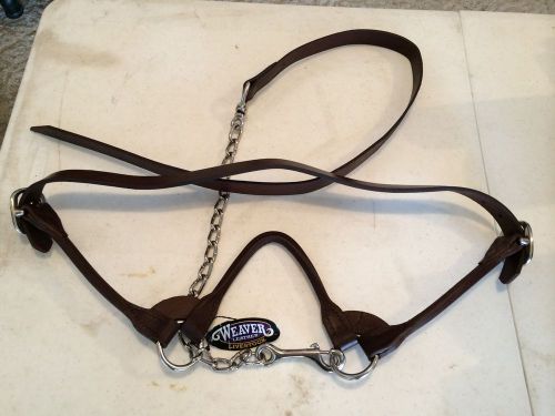 Weaver Leather Cow Brown Rounded Show Halter - Large - 90-0525 NEW