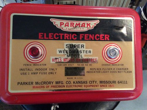 Parmak Electric Fencer - Super Weedmaster Model -Main unit for an electric fence