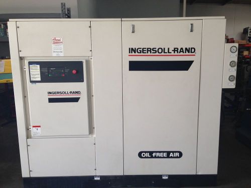 Ingersoll rand sierra-h100 oil free rotary screw air compressor for sale