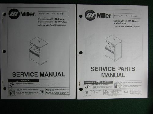 Miller Syncrowave 500 Basic Welder Service Manual Electrical JJ437723 Pulser