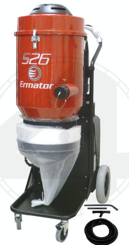 Ermator S26 HEPA Heavy Duty Dust Collector Vac 4 Concrete Grinder Pro vac