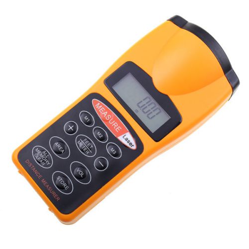 Ultrasonic distance meter/measurer with laser pointer/calculator 0.5-18m cp3007 for sale