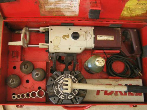 T drill t55 tee copper pipe drill + t-drill notcheer + 3 bits for sale