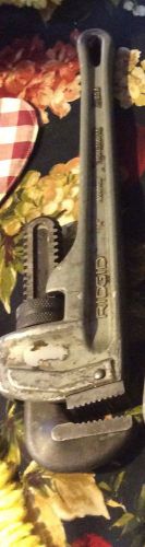Ridgid 14&#034; Aluminum Pipe Wrench. Used