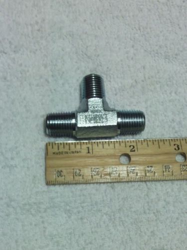 High Pressure Adapters UPT 25 Union Pipe Tee 1/4&#034; Male x Male x Male  mw