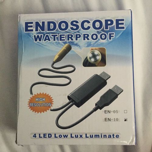 High Resolution Waterproof Endoscope 4 Led Low Lux Luminate