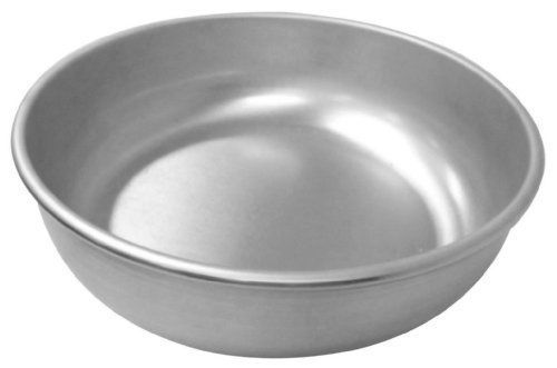 Allied Metal CPC10X3 Hard Aluminum Contoured Cake Pan with Round Bottom  10 by 3