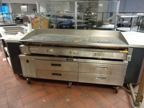 Keating Miraclean Griddle Model 72FLD30, Natural Gas, used