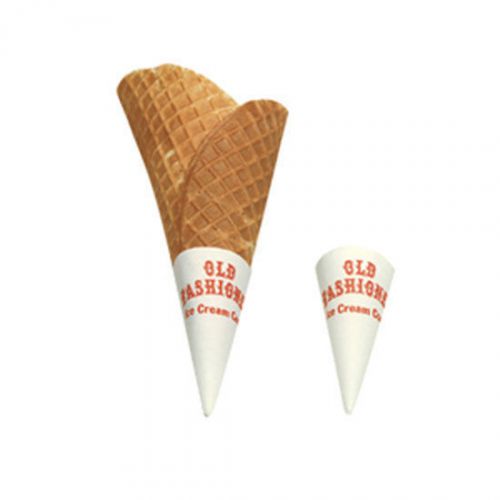 Ice Cream Waffle Cone Paper Jacket Cups #8261 Gold Medal 500/cs