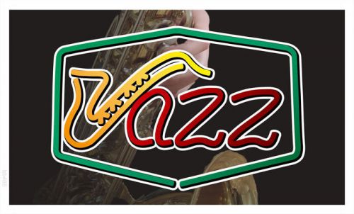 bb468 Jazz Live Music Bar Banner Shop Sign