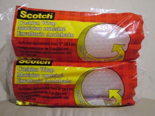 Lot of 2 Rolls for Sales - 3M Scotch Cushion Bubble Wrap (12 in x 10 FT) 10 sq.f