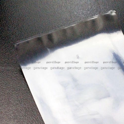 100 Lot PVC 6x8cm Shrink Wrap Hot Heat Seal Bags Irregular Package Antidust Bag