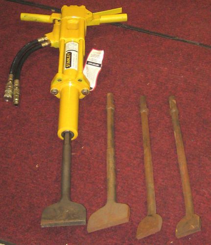 Stanley tt46 hydraulic tie tamper with 4 tool bits new / unused - old stock for sale