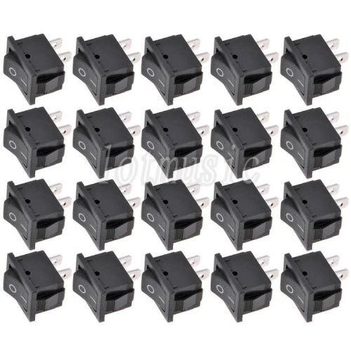 20pcs new 2pin snap-in on/off rocker switch for sale