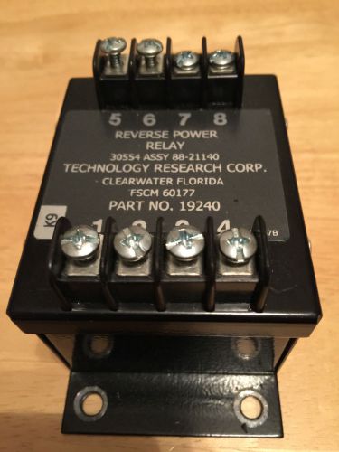 Technology Research Corp  Reverse Power Relay