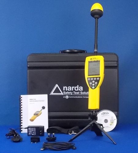 Narda NBM-550 High Frequency Broad Band Meter&amp;5091 Probe 300kHz-50GHz w/Opt.Set