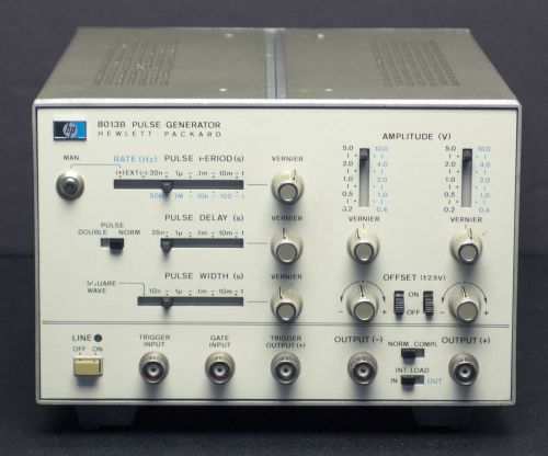 HP Keysight 8013B 50 MHz Dual-Output Pulse Generator