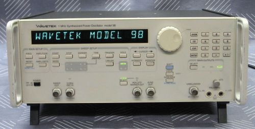Wavetek model 98 1MHz Synthesized Power Oscillator / Sweep Generator