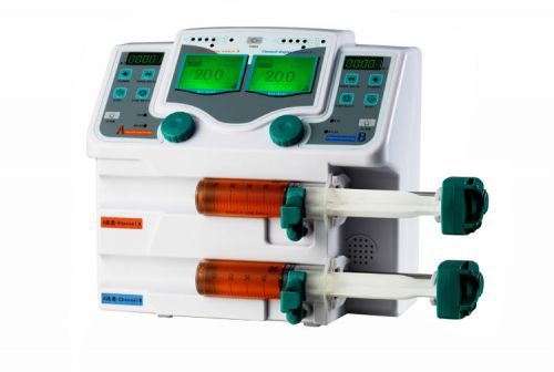 Double Chennel Syringe Pump with Large LCD Screen &amp; Voice Alarm