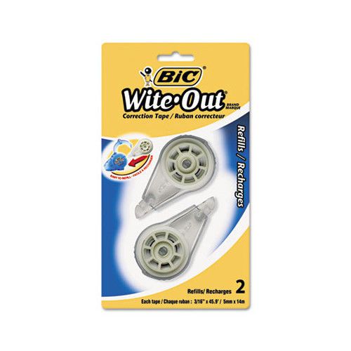 Bic Corporation Wite-Out Ez Refill Correction Tape Refills Set of 2