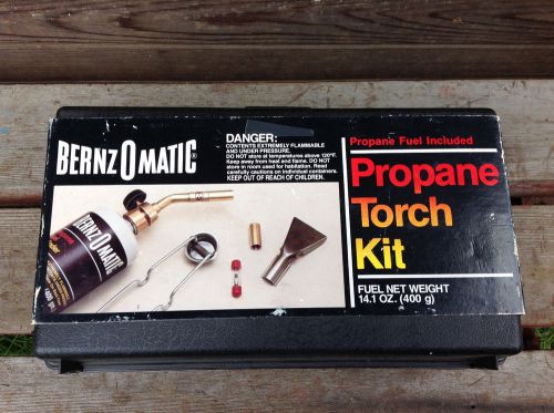 Bernz-O-Matic UL125 Propane Torch Kit - New in Case