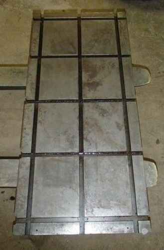 44&#034; x 20&#034; Steel Welding T-Slotted Table Cast iron Layout Plate T-Slot Weld Jig