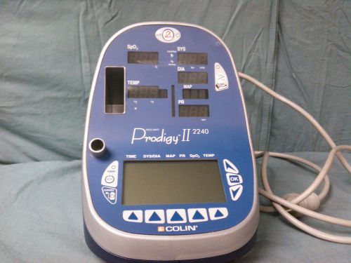 Colin Prodigy II 2240 Patient Monitor Press-Mate