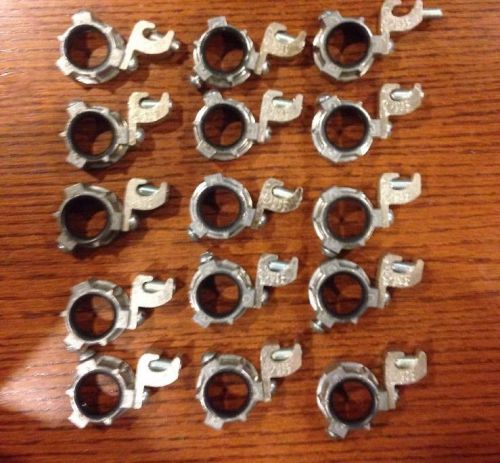 Lot of 15 -3/4&#034; inch  grounding bushing set screw threaded for sale