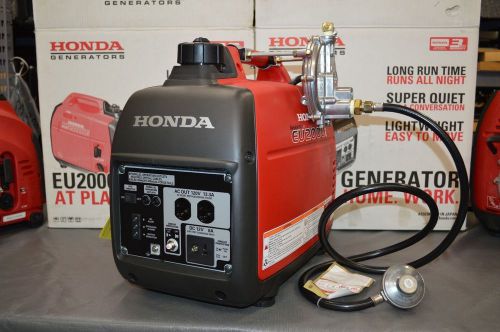 BRAND NEW tri-fuel Honda eu2000i Generator propane, natural gas